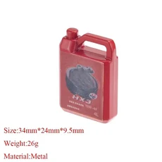 1/10 RC 크롤러 자동차 Traxxas TRX4 Defender AXIAL SCX10 트럭 용 시뮬레이션 장식 오일 배럴 소화기, 18 B red