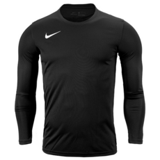 NIKE 印花圓領長袖T恤 黑色