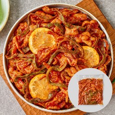 [팔도농수산연합]레몬무뼈닭발 무뼈닭발 궁채 레몬닭발 냉채닭발 술안주 캠핑 야식 400g, 1개