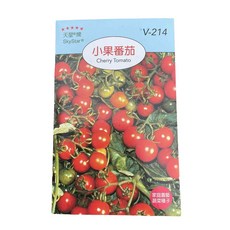 天星牌小果番茄種子 V-214 家庭園藝蔬菜種子，陽台盆栽新手推薦, 1個
