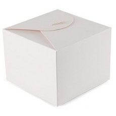 레이스 선물포장 접이식 답례품 종이상자 화이트 50P 2종택1, 50개, 화이트S