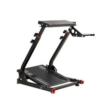 운전게임 핸들 받침대 휠 자동차 면허 거치대 게임, 화이트 스탠드