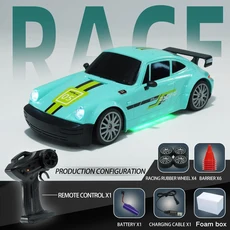 리모컨 자동차 판 RC 드리프트 Gt 911 풀 사이즈 자동차 액셀 4 륜 구동 레이싱 카 소년 장난감 2025, 캐리와 장난감 친구들, Green-Foam box