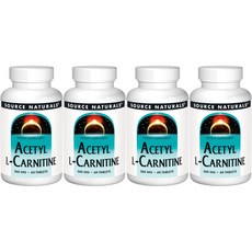 소스내추럴스 아세틸 엘 카르니틴 500mg 테블릿, 60개, 4개, 60개