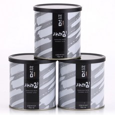 [가온애] 광천김 프리미엄 광천캔김 / 캔김, 3개