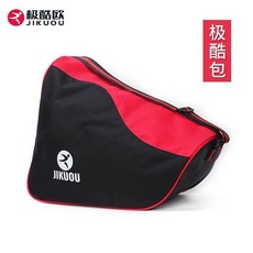 極酷歐 JIKUOU 輪滑包 溜冰鞋收納袋 便攜大容量, 1個, 紅色高端包, 紅色