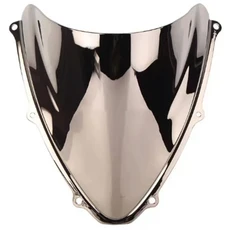 스즈키 GSXR 600 K7 750 K6 2006 윈드 스크린 프론트 디플렉터 더블 버블 실드, 06 Chrome