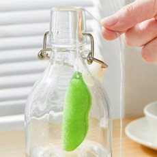 한울숨 텀블러세척 완두콩스펀지 유리병수세미 좁은입구수세미 스펀지수세미