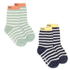 [AK플라자] [블루독베이비] 스트라이프 하프 양말 2종 택1(MN NY)45-A14-810-06