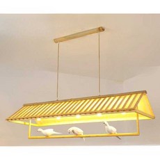 레스토랑 샹들리에 식당 업소용 바 찻집 모던 포인트 120cm, 우드 와인잔형(120cm)