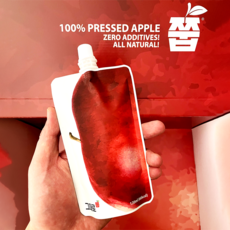 그대로 쭙 국산 사과즙 원물 100% NFC착즙 스파우트파우치 프리미엄 패키징 120ml, 30포