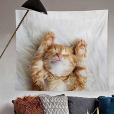 치즈 고양이 패브릭포스터 (대-150X130)tae4+1til