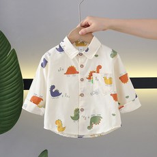 兒童純棉長袖襯衫 草莓熊印花 嬰幼兒A類認證