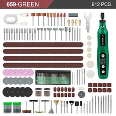 무선 로터리 공구 USB 미니 전동 그라인더 펜 휴대용 (각인 연마 드릴링 및 DIY 공예용), 27 As image show
