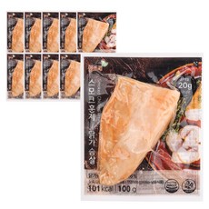 풀토래 통닭가슴살 스모크훈제 10팩 세트 100%국내산 식사대용, 100g, 10개