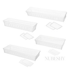 서랍정리함 서랍정리트레이, 1개, 화이트