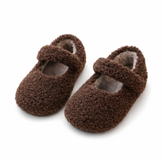 아동 보아털 메리제인 퍼슈즈 겨울 유아 실내화 폭신 따뜻한 아기신발 털슬리퍼