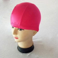 유니버설 수영 모자 성인 탄성 직물 귀여운 보호 귀 수영 풀 모자 남성 여성 천 수영 Accessiories, [01] one size, 06