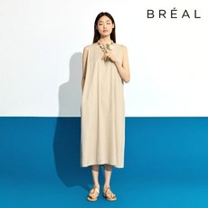 브리엘 25SS 슬리브리스 린넨 원피스 2종