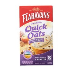 플라하반 퀵오트 사과 건포도 시나몬, 400g, 1개