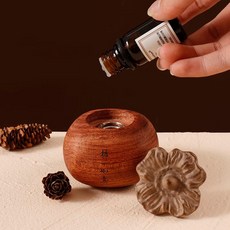 花梨木 實木擴香器 香薰精油 木質拓香器 臥室 汽車擺件, 1個