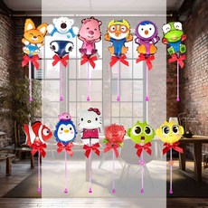 캐릭터풍선 놀이공원 유치원 팬시 유아용풍선 아이생일풍선 행사용품, 1. 뽀로로 스틱풍선