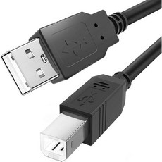 앤커블 3피트 USB B MIDI 컨트롤러 케이블 오디오 인터페이스 피아노 키보드 믹서 스피커 악기 마이크로폰용 A에서 B로 연결하는, Ancable 3 피트