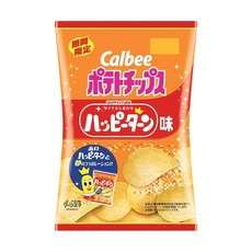 카메다제과 무한 에비 12개입 일본 에비 새우 무겐 과자 스낵, G. 칼비 카메다 짭짤한 감자칩 65g