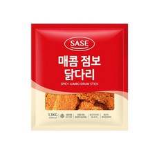 사세 매콤점보 닭다리 통다리치킨 튀김 매콤후라이드, 1개, 1.3kg