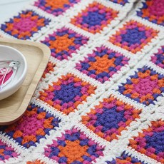 SW 1마 모티브 뜨개레이스 / 퍼플톤, 1개, 단일