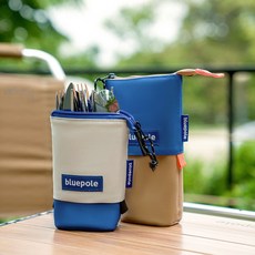 [BLUEPOLE] 아이엠 커틀러리 세트 캠핑 커트러리 휴대용 수저 젓가락 세트 4인, 커틀러리 세트 탄, 탄, 1개