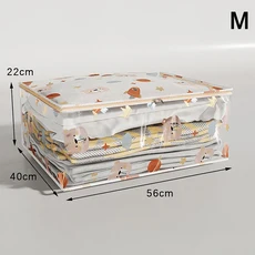 침대 아래 1pc 접이식 보관 가방 의류 이불 보관 가방 의류 먼지 봉투 대용량 옷장 주최자 가방, 01 Grey