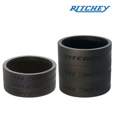 리치 UD 카본 스페이서 세트(블랙로고/무광) 1세트(10mmx3개+5mmx3개), 1개
