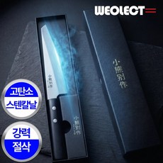 월렉트 일본 명장 스텐 사시미 회칼 칼집 세트, 1개, 월렉트 실버