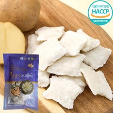 태백 강원도생감자 100% 감자옹심이 수제비 소용량, 4개, 150g