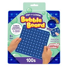 Junior Learning 100s 버블 보드 멀티컬러 (JL676) 20.3 x 20.3cm(8 x 8인치), Junior Learning 100s 버블 보드, 멀티