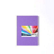 star starred 두꺼운(200g) 25컬러 색지(25 COLORED PAPER), A5 100매