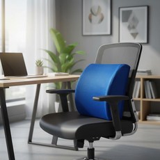 장시간운전 등받이쿠션 메모리폼 허리받침 사무실 차량용, 등받이쿠션-핫핑크, 1개