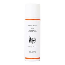 BABY BORN 아기 뼈 얼굴 바디 선 스크린 스프레이 UV 스프레이 SPF50+ 60g, 1g