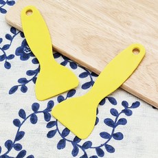 일자형 껌 때 는 칼 철제 스크래퍼 실리콘 제거용 스틸 헤라, 1개
