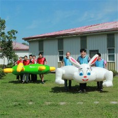 에어달리기 운동회용품 게임용품 워크샵 경주 단합게임 거북이, 토끼와 거북이 한 쌍, 1개