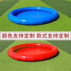 야외풀장 워터파크 팽창식 수영장 펜션 물놀이 에어바운스, 2.5m 원형 x 30cm, 1개