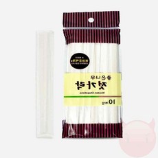 완자마트 일회용 나무젓가락 10p 개별포장