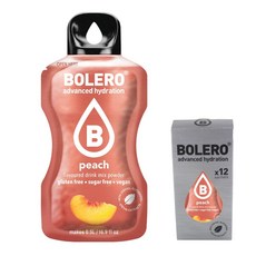 [볼레로음료] 2kcal 무설탕 과일워터 제로 아이스티 복숭아 (생수 500ml), 3g, 1, 12개입