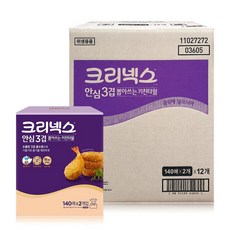 유한킴벌리 크리넥스 3겹 뽑아쓰는 키친타올 140매x2개입 12팩 휴지 화장지, 140매, 12박스