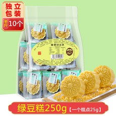 중국계화떡 중화풍 전통 5종 계화 계화꽃떡 중국떡 떡 옛날식 녹두케이크, 2. 허니녹두 계화떡 250g, 1개