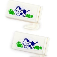 우유팩클립 2P 슬라이드 냄새차단 주스팩