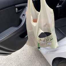 얼룩강아지 접이식 휴대용 장바구니 시장 가방, 본상품선택
