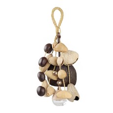 GOGHOST 아프리카 천연 카초 씨앗 딸랑이 아로마 펜던트 핸드 타악기 선물 악기 가방 참 자동차 장식 홈 데코 차차 팔라 판지 카시카 살린 (믹스 너트쉘)