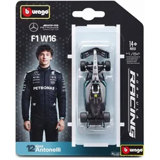 부라고 1:64 F1 2025 RB21 레드불 MCL39 메르세데스-벤츠 맥스 베르스타펜 합금 다이캐스트 자동차 모델 수, 04 12